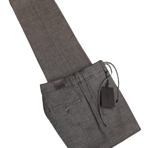 Cotton Linen Trousers Grey
